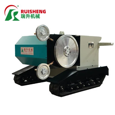Diamond Wire Saw Machine RS-2600 cutting granite Diamond Wire Saw Machine RS-2600 cutting granite